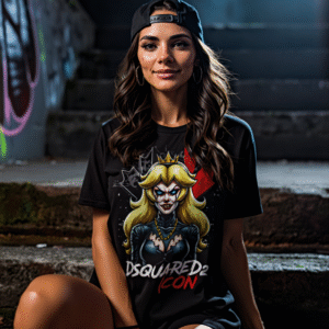 Camiseta personalizada Dark Peach x Dsquared2 ICON de Diseños IA