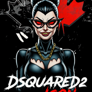 Camiseta personalizada Dark Bayonetta x Dsquared2 ICON de Diseños IA