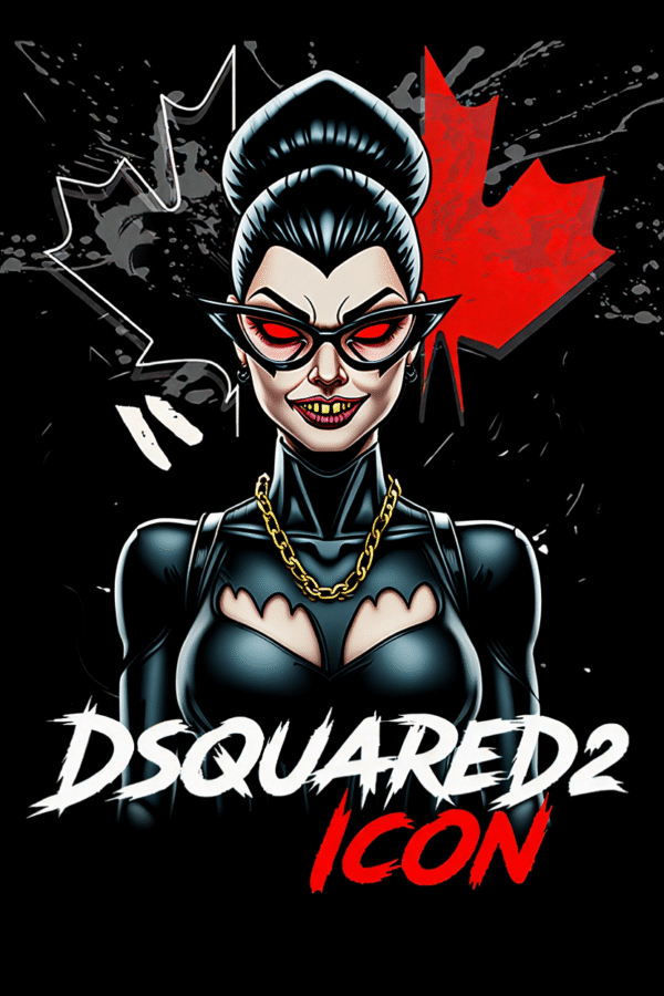 Camiseta personalizada Dark Bayonetta x Dsquared2 ICON de Diseños IA
