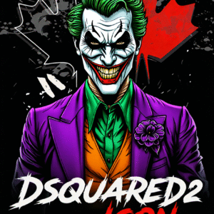 Camiseta personalizada Joker Chaos X Dsquared2 ICON de Diseños IA
