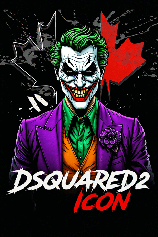 Camiseta personalizada Joker Chaos X Dsquared2 ICON de Diseños IA