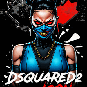 Camiseta personalizada Chun-Li  x Dsquared2 ICON de Diseños IA