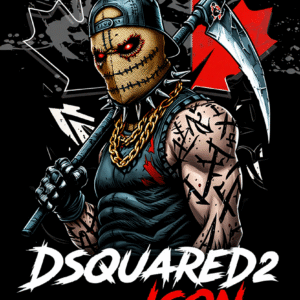 Camiseta personalizada Scare Reaper x Dsquared2 ICON de Diseños IA