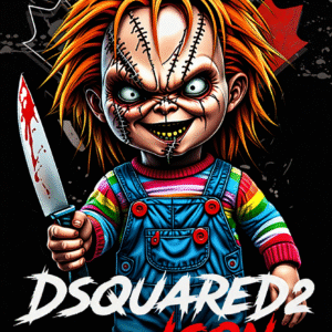 Camiseta personalizada Chucky Edition x Dsquared2 ICON de Diseños IA
