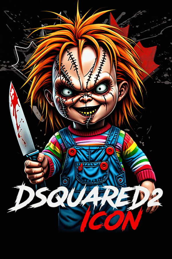 Camiseta personalizada Chucky Edition x Dsquared2 ICON de Diseños IA