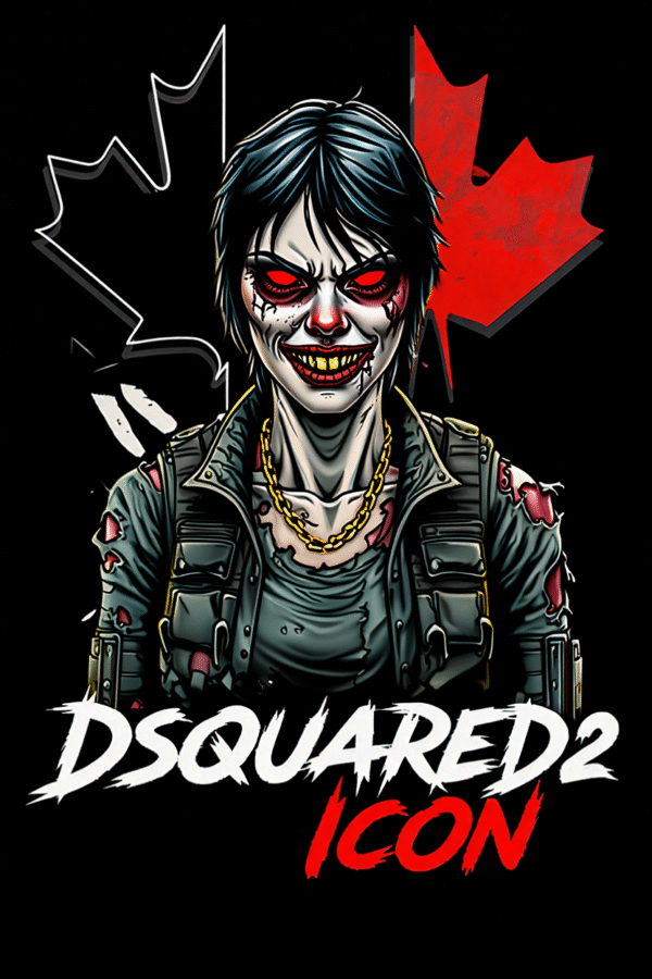 Camiseta personalizada Walking Dead x Dsquared2 ICON de Diseños IA