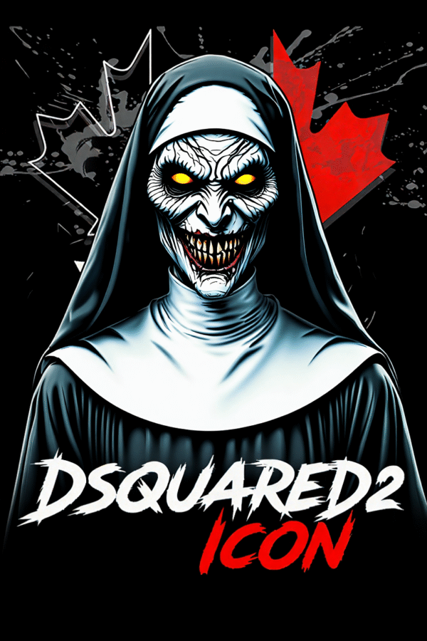 Camiseta personalizada Valak Terror X Dsquared2 ICON de Diseños IA