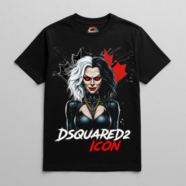 Camiseta personalizada Cruella Dark X Dsquared2 ICON de Diseños IA
