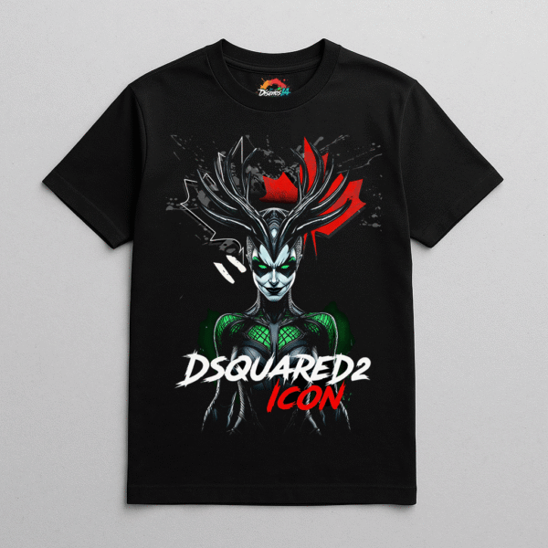 Camiseta personalizada Hela x Dsquared2 ICON de Diseños IA