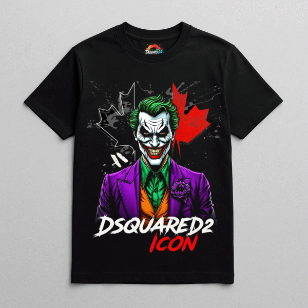Camiseta personalizada Joker Chaos X Dsquared2 ICON de Diseños IA