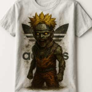 Camiseta personalizada Naruto Zombie de Diseños IA