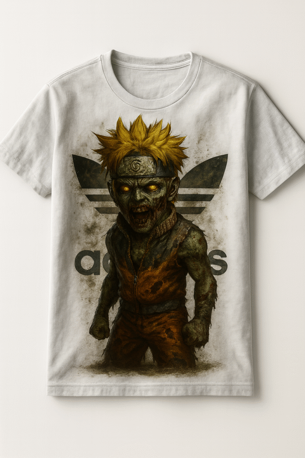 Camiseta personalizada Naruto Zombie de Diseños IA