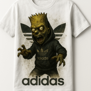 Camiseta personalizada Bart Zombie de Diseños IA