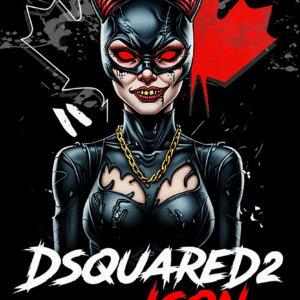 Camiseta personalizada Catwoman x Dsquared2 de Diseños IA