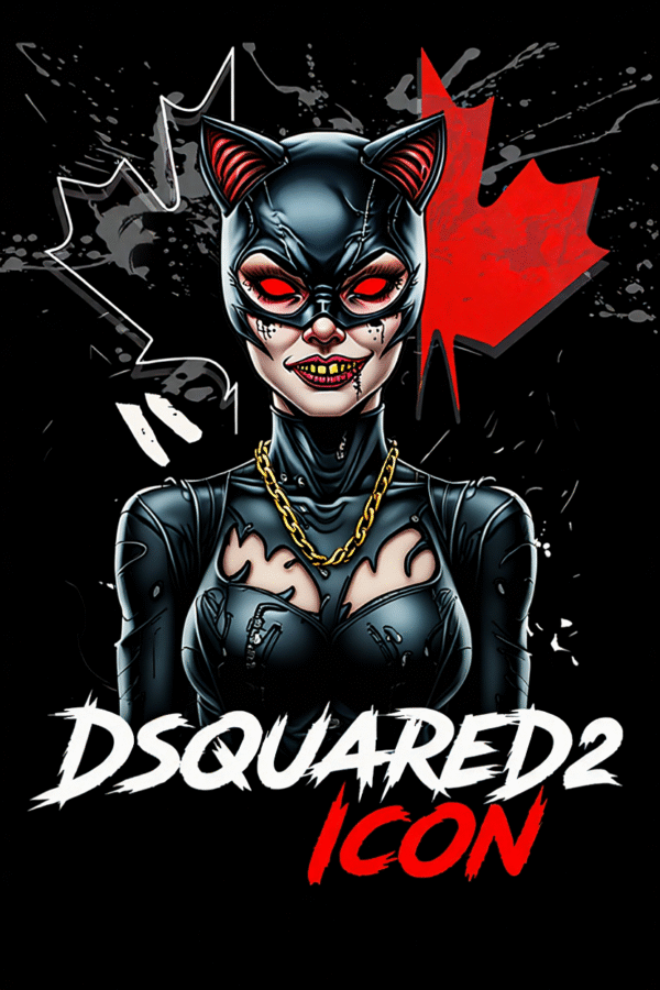 Camiseta personalizada Catwoman x Dsquared2 de Diseños IA