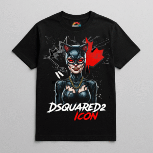 Camiseta personalizada Catwoman x Dsquared2 de Diseños IA