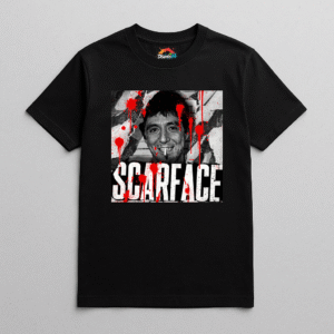 Camiseta personalizada Camiseta Scarface – Retrato Criminal de Diseños IA