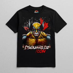 Camiseta personalizada Wolverine x Dsquared2 de Diseños IA