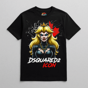 Camiseta personalizada Dark Peach x Dsquared2 ICON de Diseños IA