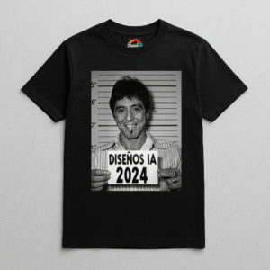 Camiseta personalizada Mugshot Edición de Diseños IA