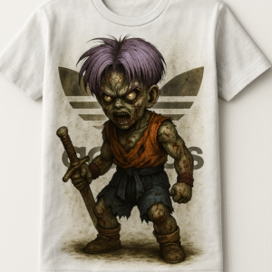 Camiseta personalizada Trunks Zombie  de Diseños IA