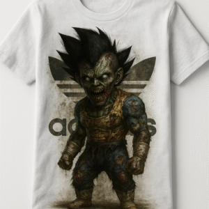 Camiseta personalizada Vegetta Zombie de Diseños IA