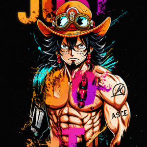 Camiseta personalizada Portgas D. Ace – Just Do It de Diseños IA