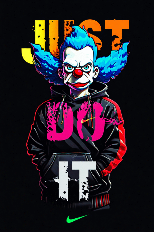 Camiseta personalizada Krusty Just Do It de Diseños IA