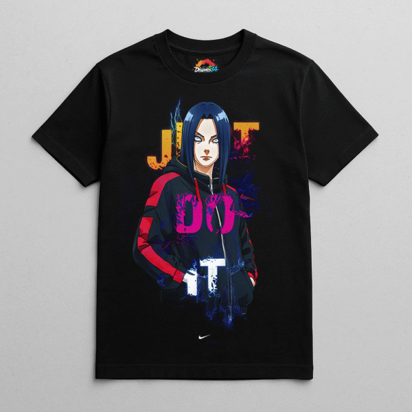 Camiseta personalizada Itachi Just Do It de Diseños IA