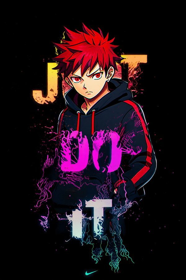 Camiseta personalizada Gaara Just Do It de Diseños IA