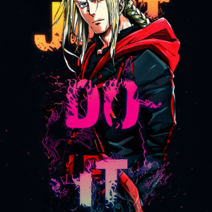 Camiseta personalizada Edward Elric Just Do It de Diseños IA