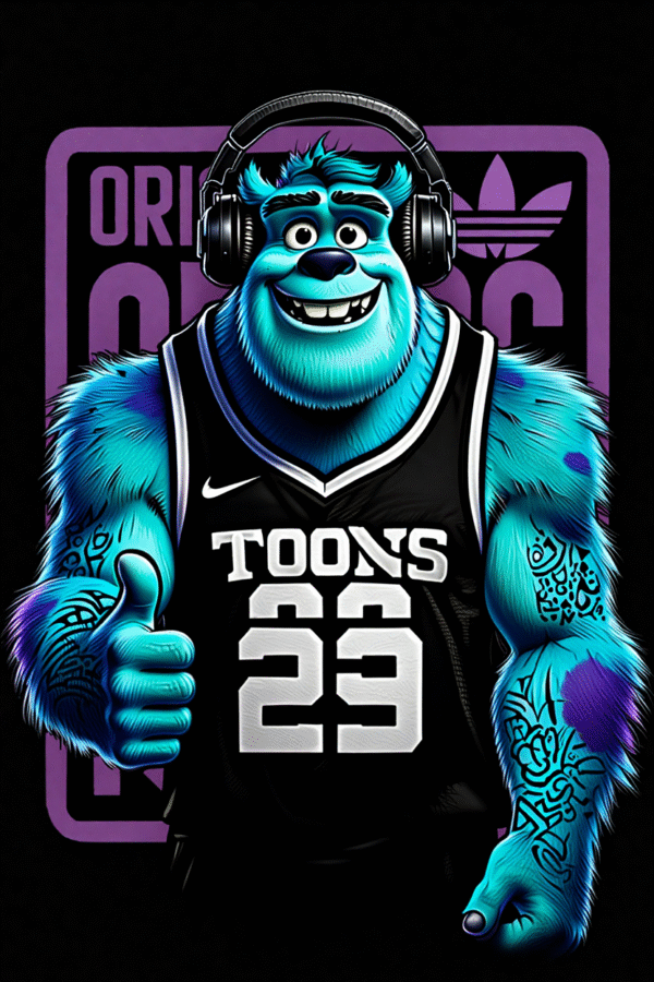 Camiseta personalizada Sulley Beast de Diseños IA