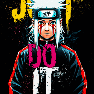 Camiseta personalizada Jiraiya Just Do It de Diseños IA