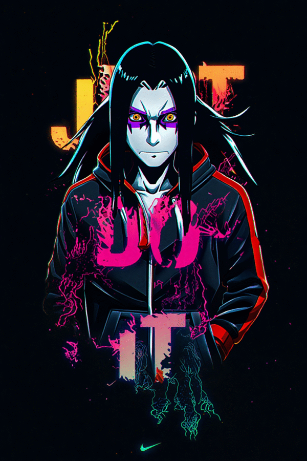 Camiseta personalizada Orochimaru Just Do It de Diseños IA