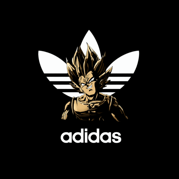 Camiseta personalizada Vegeta Adidas de Diseños IA