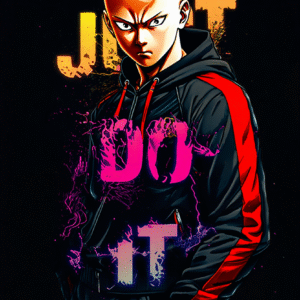 Camiseta personalizada Saitama Just Do It de Diseños IA