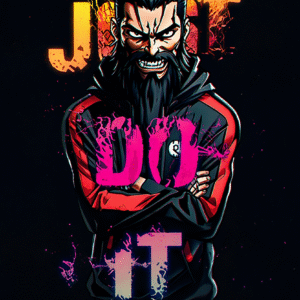Camiseta personalizada Garou Just Do It de Diseños IA