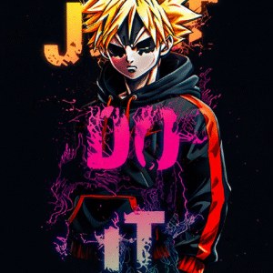 Camiseta personalizada Gotenks Just Do It de Diseños IA