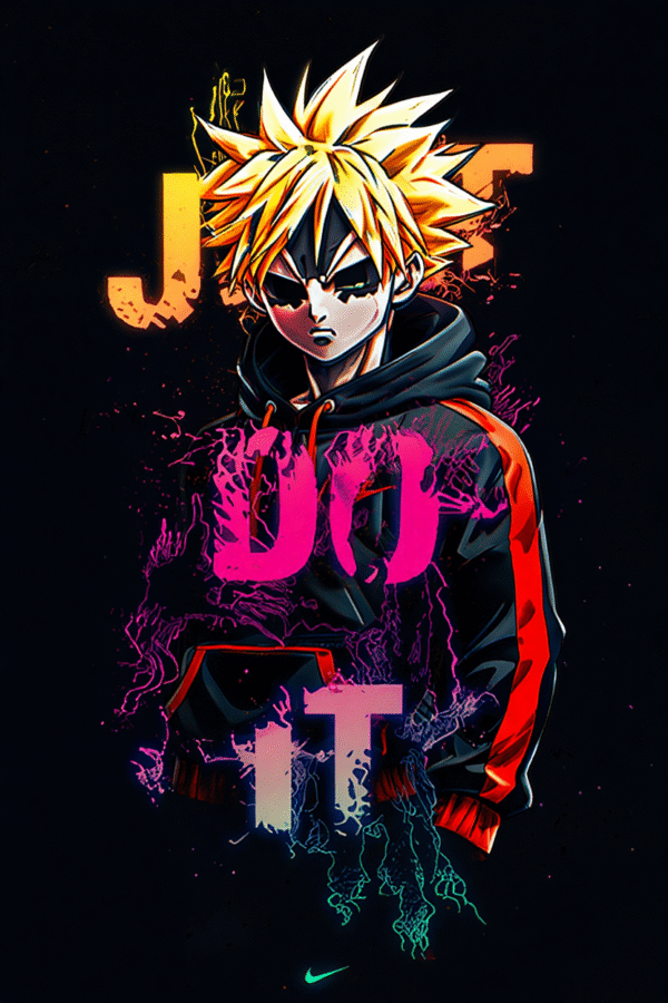 Camiseta personalizada Gotenks Just Do It de Diseños IA