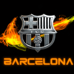 Camiseta personalizada F.C. Barcelona – Edición Fire de Diseños IA