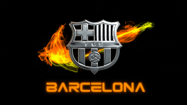 Camiseta personalizada F.C. Barcelona – Edición Fire de Diseños IA