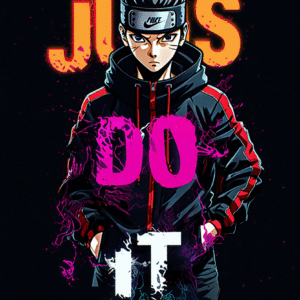 Camiseta personalizada Shikamaru Just Do It de Diseños IA