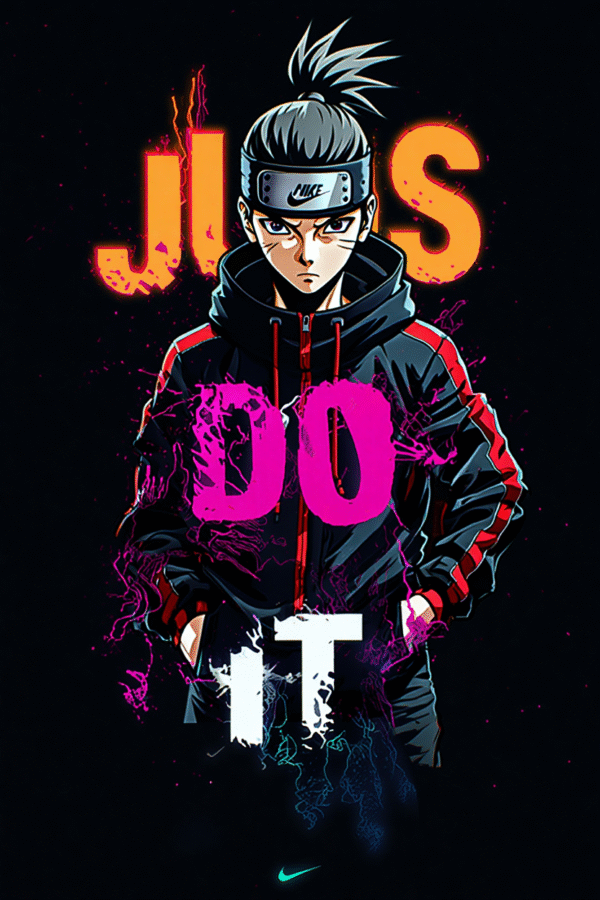 Camiseta personalizada Shikamaru Just Do It de Diseños IA