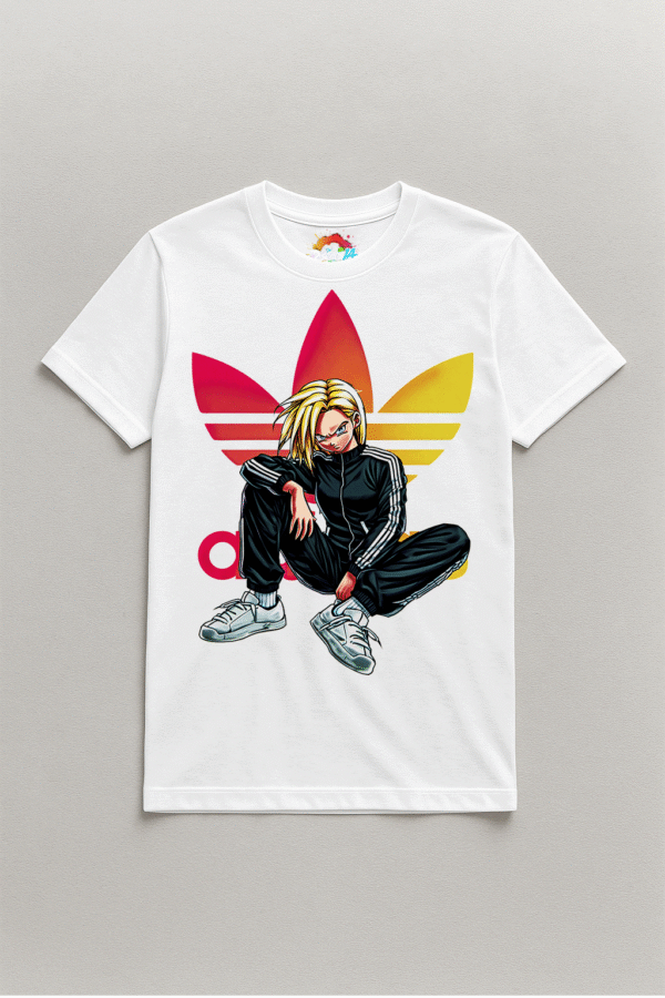 Camiseta personalizada Android 18 Street de Diseños IA