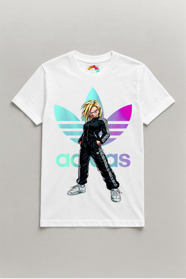 Camiseta personalizada Android 18 Streetwear de Diseños IA