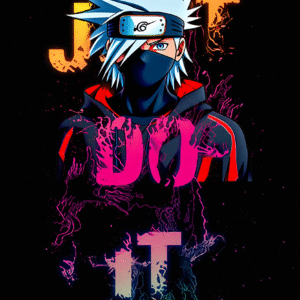 Camiseta personalizada Kakashi Just Do It de Diseños IA