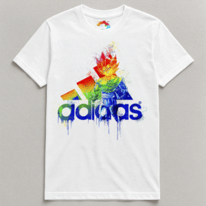 Camiseta personalizada Vegeta adidas de Diseños IA