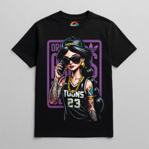 Camiseta personalizada Jasmin Gangsta de Diseños IA