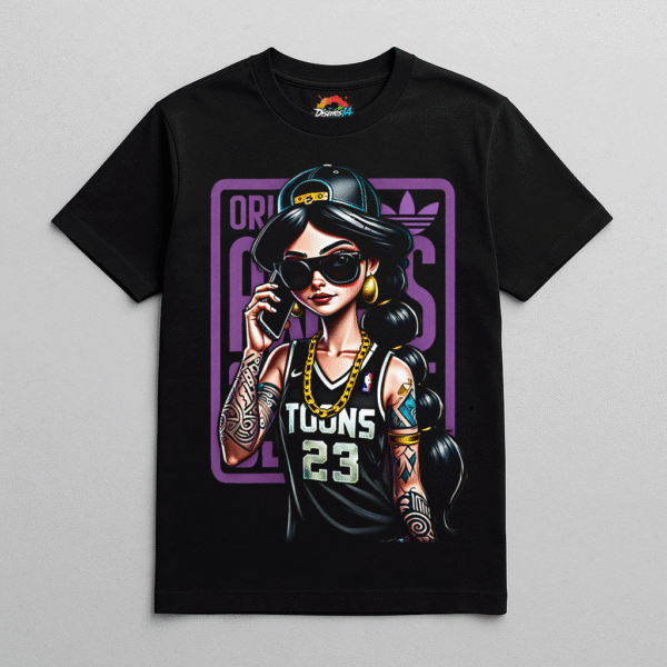 Camiseta personalizada Jasmin Gangsta de Diseños IA