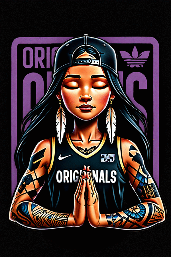 Camiseta personalizada Pocahontas Urban de Diseños IA